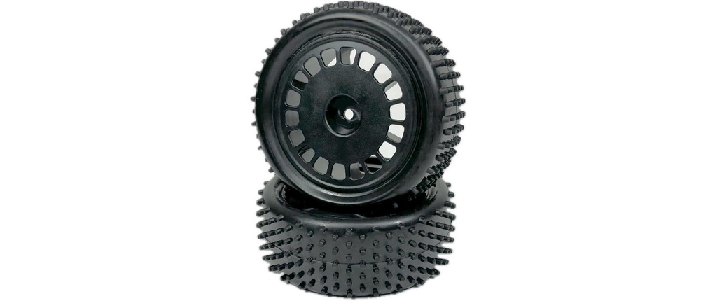 Absima 1:10 Jeu de roues de buggy Mini Pin avant noir (2)