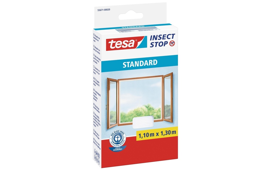 tesa Moustiquaire Insect Stop Standard 1.1x1.3m blanc
