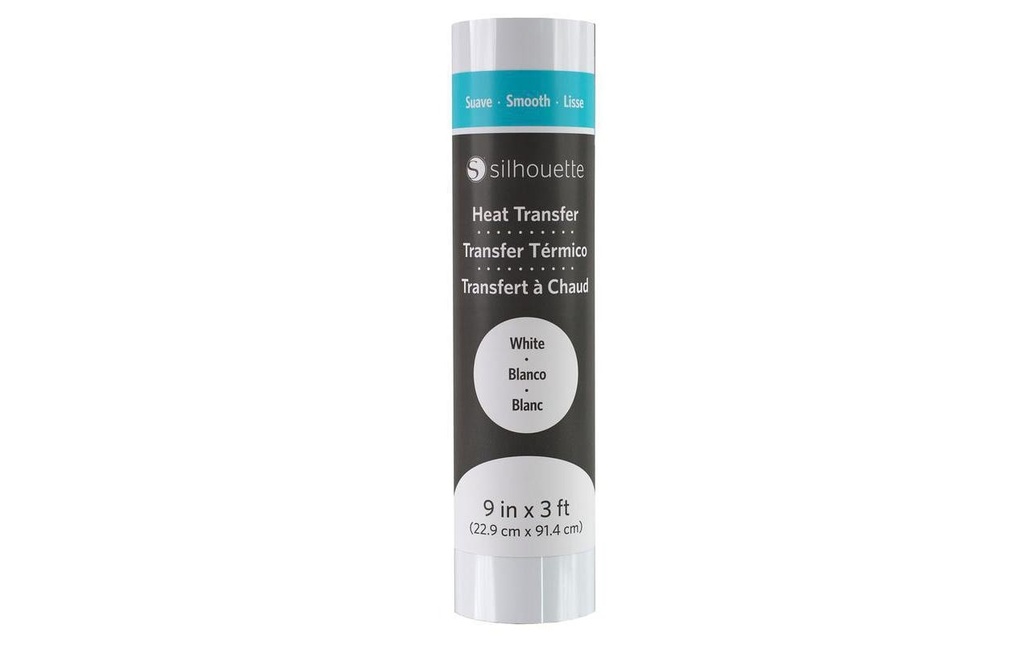 Silhouette Film thermocollant 22.9 x 91.4 cm Blanc, lisse
