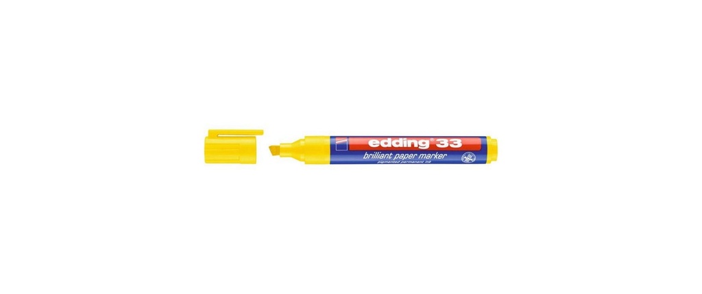 EDDING Marquer permanent 3 jaune