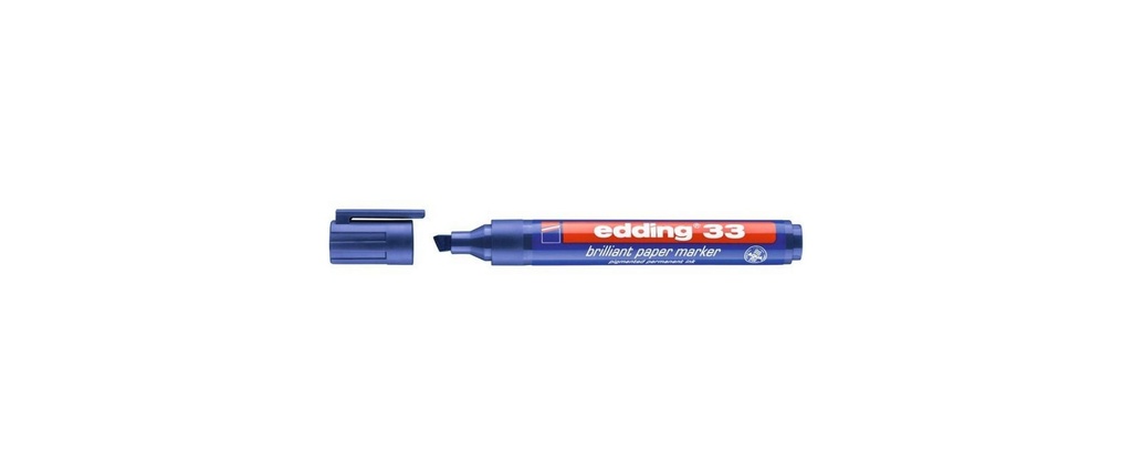 EDDING Marqueur permanent 33 bleu