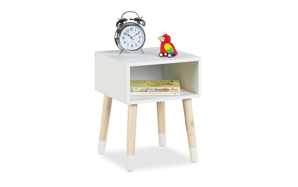 relaxdays Table de nuit pour enfants 30 x 40 cm
