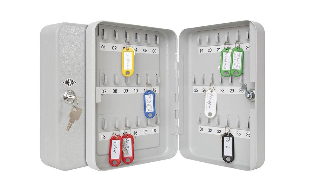 WEDO Armoire à clé avec ouverture à clé, 36 clés