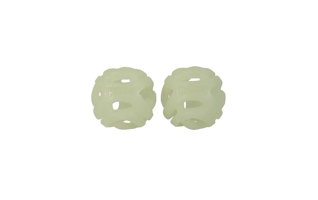 Chuckit! Balle lumineuse Max Glow Air Fetch Taille M, 2 pièces