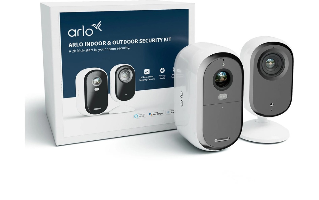 Arlo Caméra réseau IP pack de 2, BUN3050-3060EUS Blanc