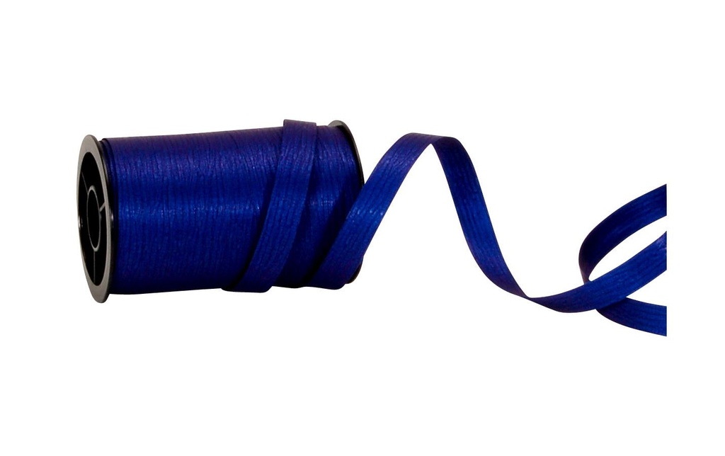 Spyk Ruban cadeau Poly mat 10 mm x 20 m, Bleu royal