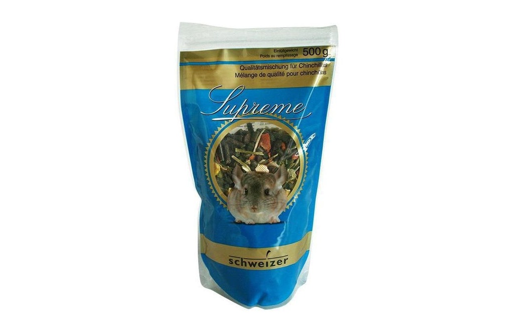 Eric Schweizer Nourriture de base Supreme pour chinchillas, 500 g