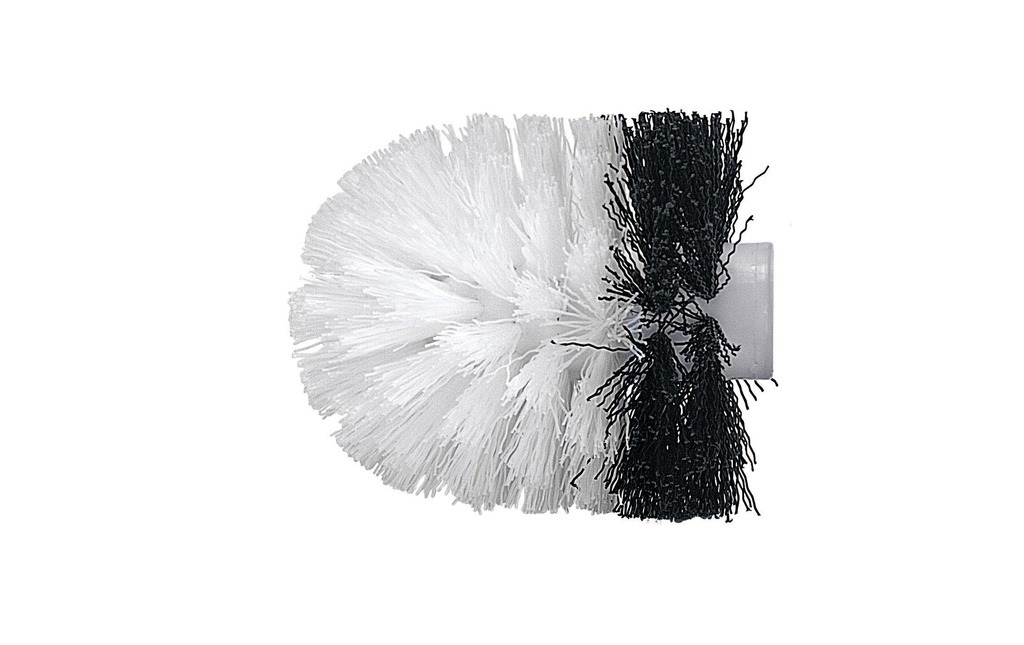 Kleine Wolke Tête de brosse de rechange 1 pièce, Noir/Blanc