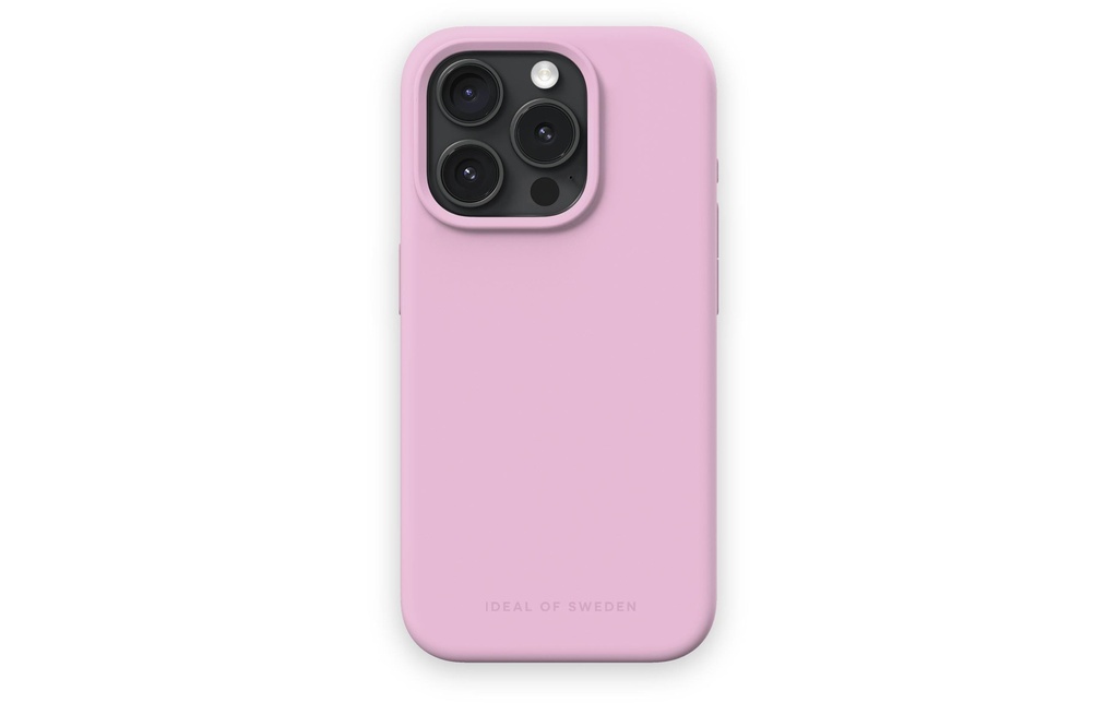 Ideal of Sweden Coque arrière Silicone iPhone 15 Pro Bubblegum Pink