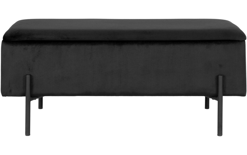 House Nordic Coffre-siège Watford 36,5 x 95 x 46 cm, Noir