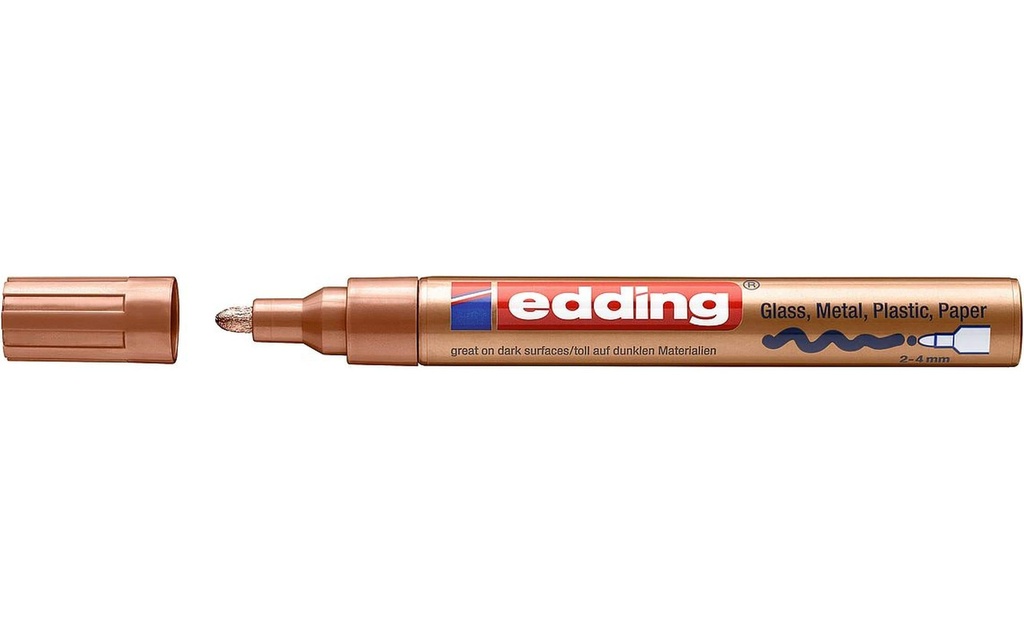EDDING Marqueur peinture 750 cuivre