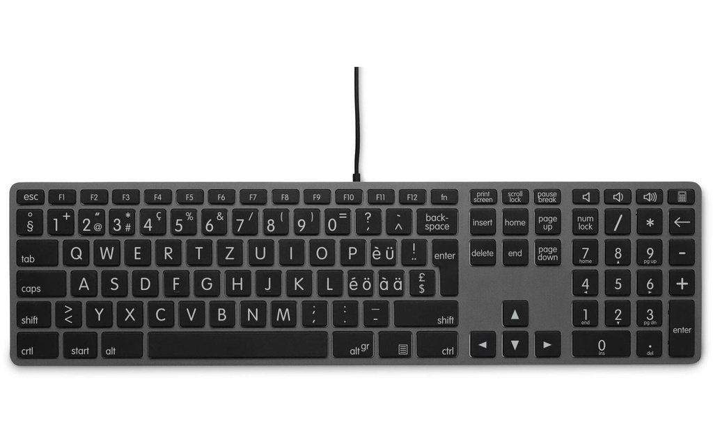 LMP Clavier USB Grande étiquette WinOS Gris