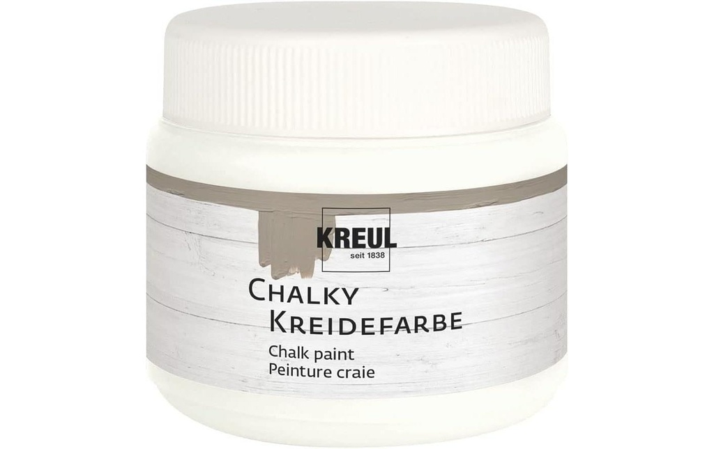 Kreul Peinture à la craie Kreul Chalky Coton blanc, 150 ml