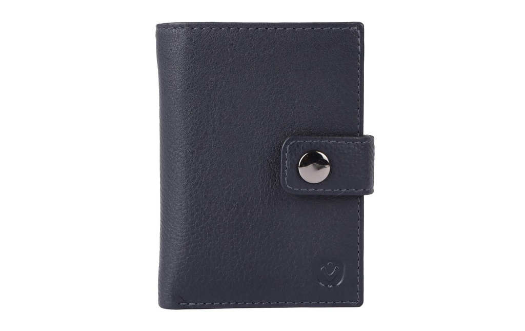 Valenta CardWallet Leather MagSafe Luxe Navy