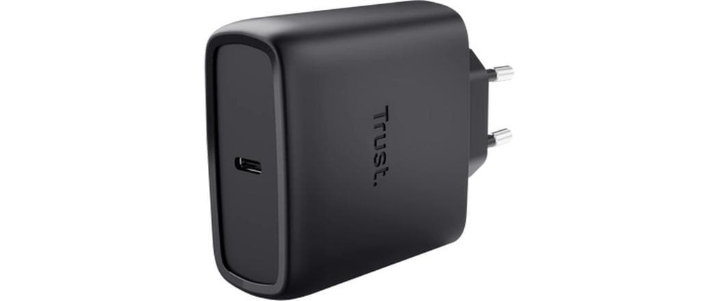 Trust Chargeur mural USB Maxo USB-C-GaN 65 W Noir