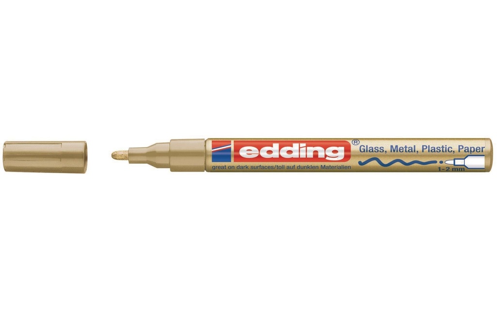 EDDING Marqueur peint.751 or métallic