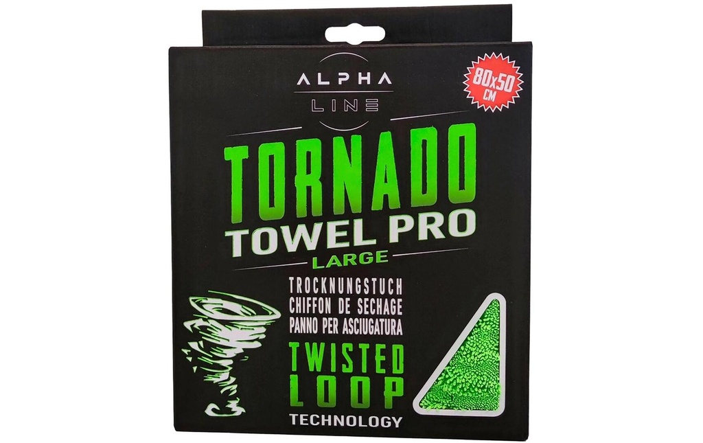 Alpha Line Chiffon sec 800 GSM, Tornado Towel Pro Large, 80 cm x 50 cm