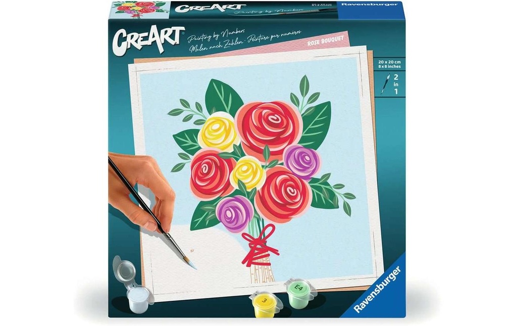 Ravensburger Peinture avec chiffres CreArt Rose Bouquet