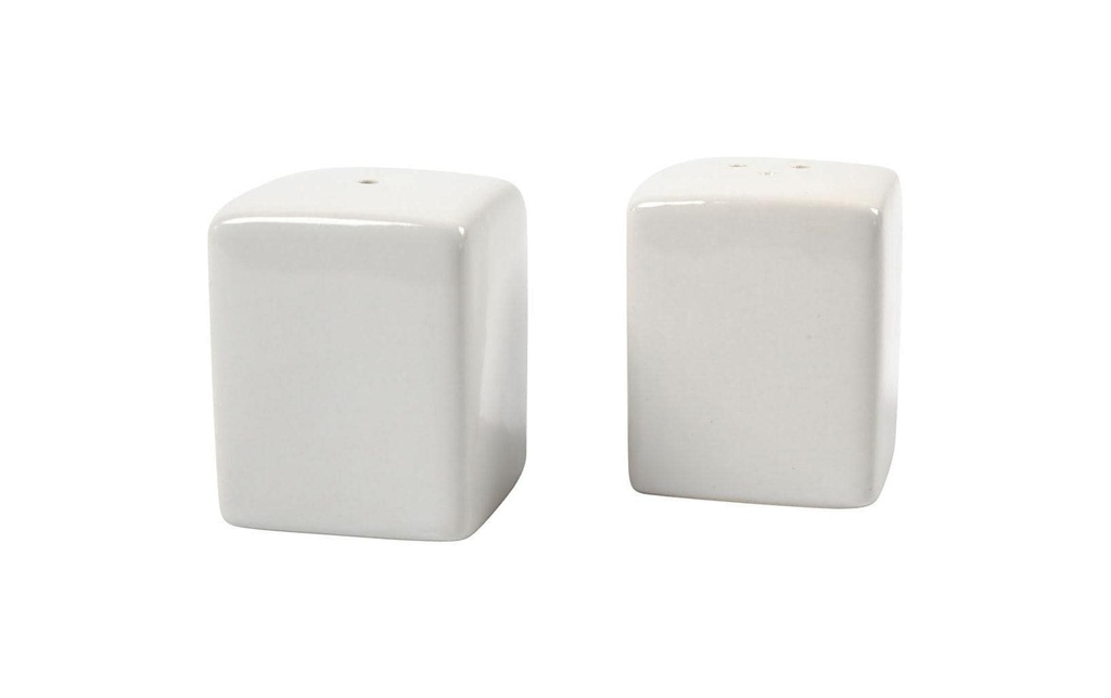 Creativ Company Salières et poivrières Blanc, 6 paires