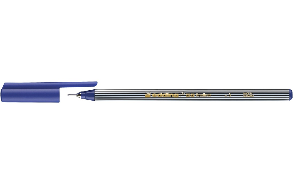 EDDING Stylo fibre 55 bleu
