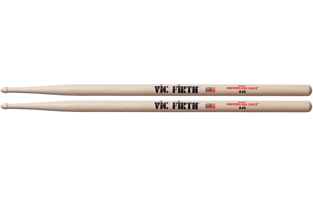 Vic Firth Baguettes de batterie AJ6 – 1 Paire/s