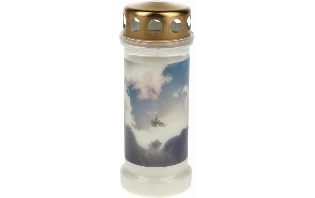 Opiflor Bougie funéraire Éternité, Ciel Ø 6.7 cm