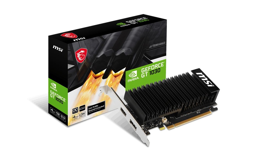 MSI Carte graphique GeForce GT 1030 4GHD4 LP OC