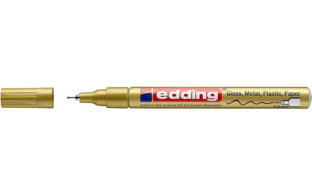 EDDING Marqueur peinture 780 or métal