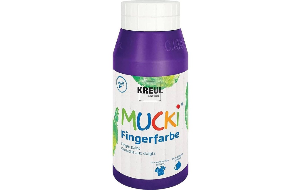 Kreul Peinture aux doigts Mucki 750 ml, Violet