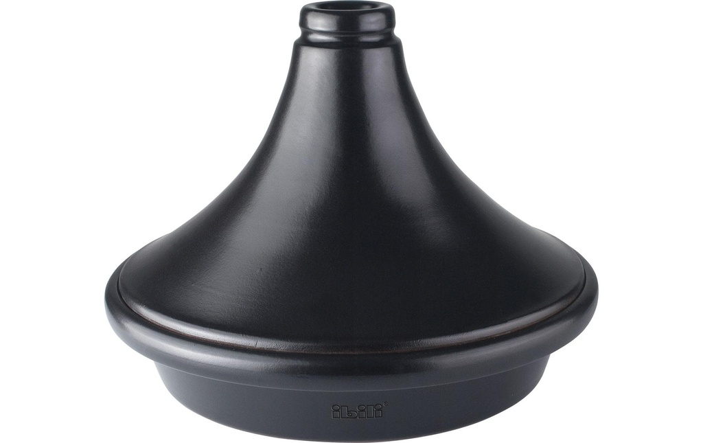 Ibili Plat à tajine Natural 28 cm, Noir