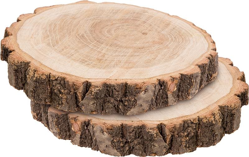 Dekomat AG Disques en bois 25 x 3 cm