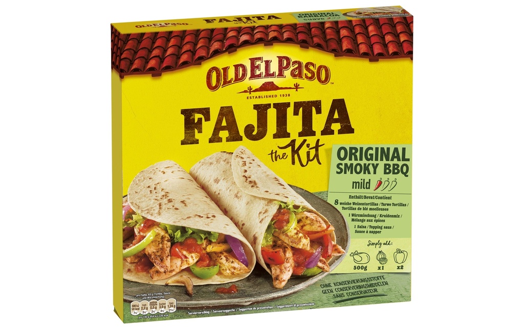 Old El Paso Fajita Kit Original 500 g