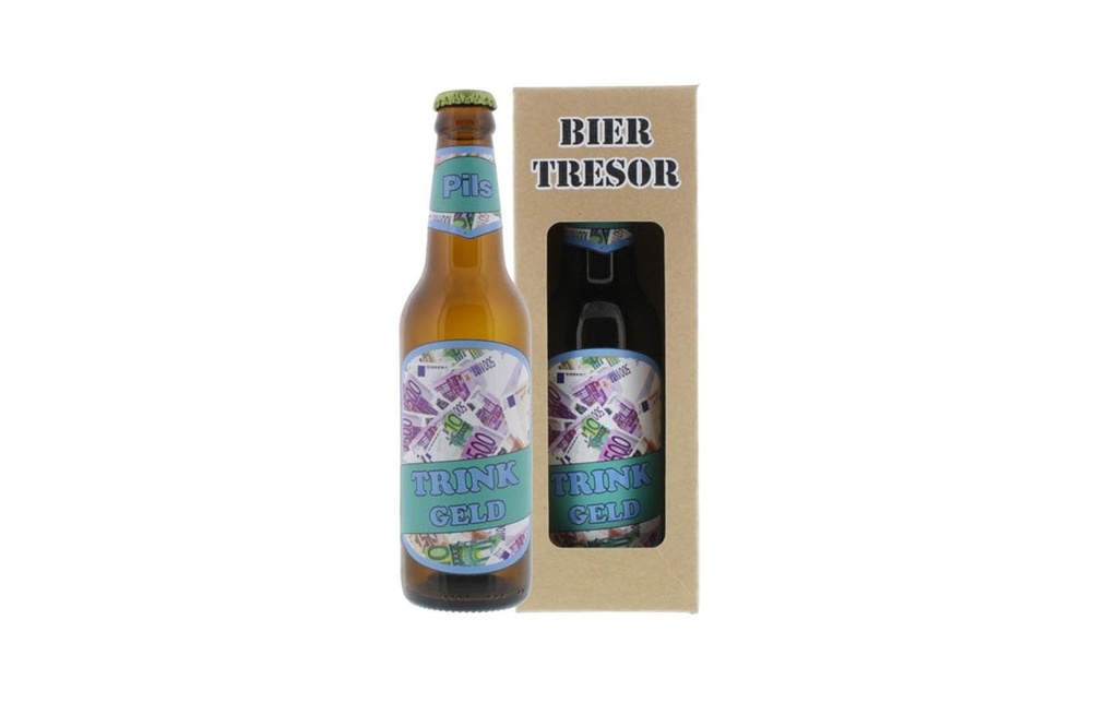 Trend Import Tirelire Coffre à bière Pourboire 8.2 x 8.2 x 24 cm