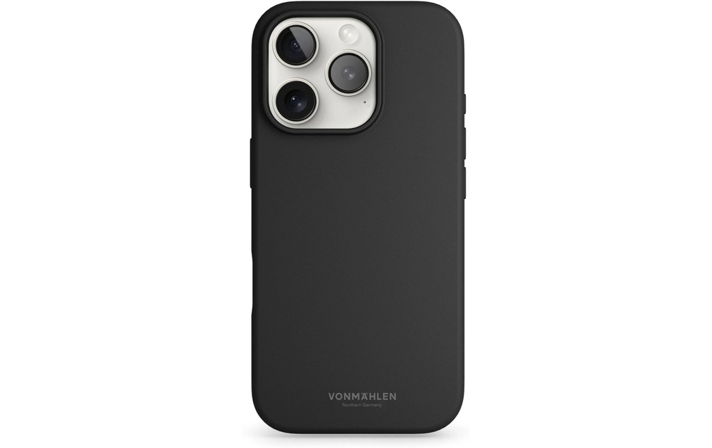 Vonmählen Coque arrière Soft Silicone iPhone 16 Pro Max Black