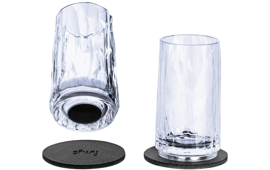 Silwy Verres en plastique magnétiques Shot