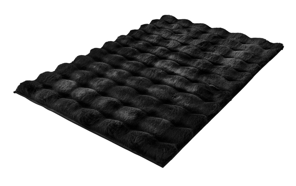 Kleine Wolke Tapis de bain Cloud 70 x 120 cm, Noir