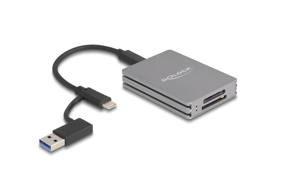 Delock Card Reader Extern 91013 USB type-C pour SD/CFexpress Type A