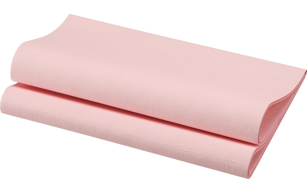 Duni Serviettes en papier 40 cm x 40 cm, 60 Pièce/s, Rose pâle