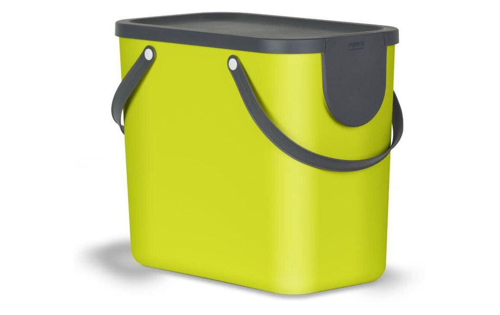 Rotho Bacs de recyclage Albula 25 l, Vert citron