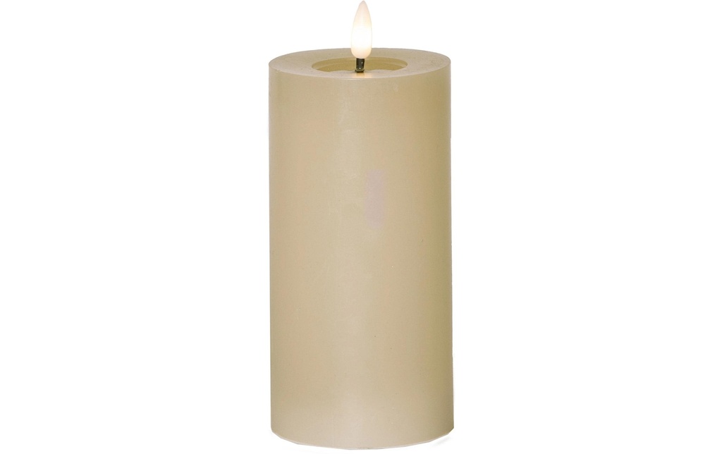 Star Trading Bougie LED Flamme Flow, Beige
