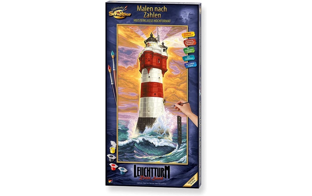 Schipper Peinture avec chiffres Phare de sable rouge