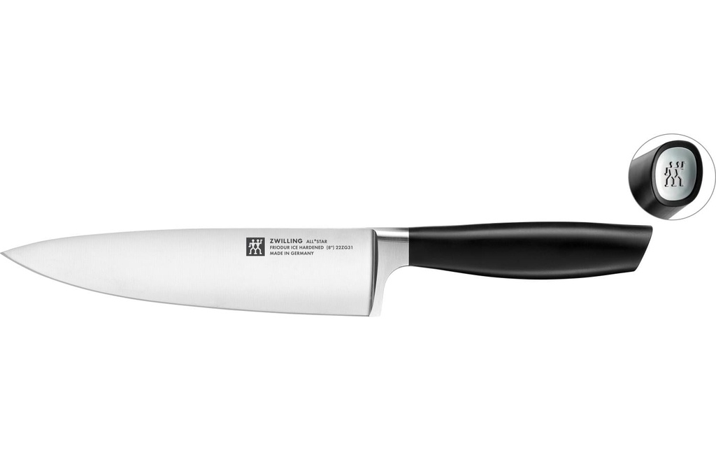 Zwilling Couteau de cuisine All Star 20 cm, chrome-argent