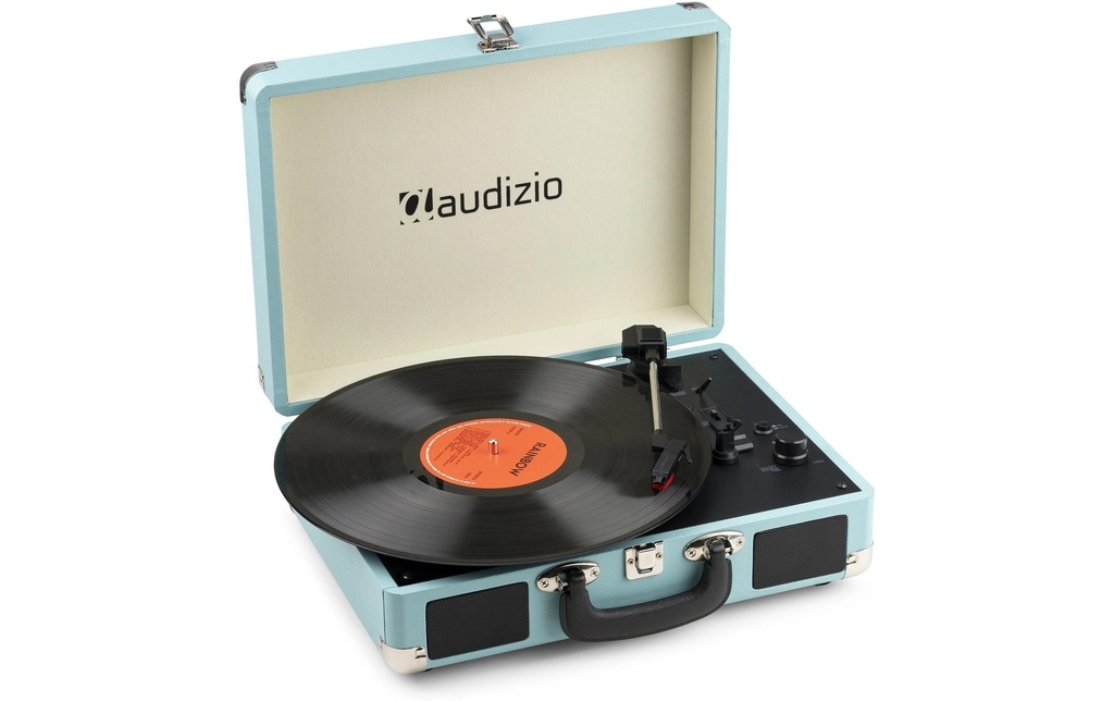 Audizio Tourne-disque Bluetooth RP116 Bleu