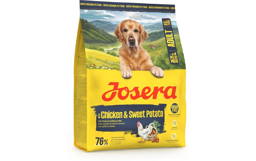Josera Alimentation sèche Adult Chicken&SweetPotato 900 g