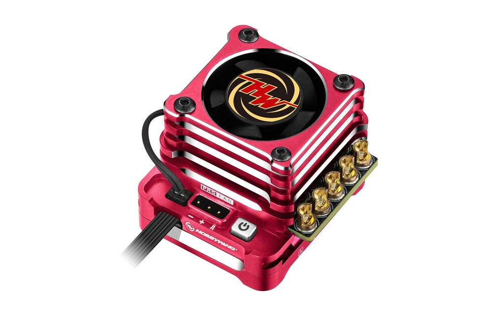 Hobbywing Régulateur Brushless Xerun XD10 Pro, Drift, rouge, 100A, 2S