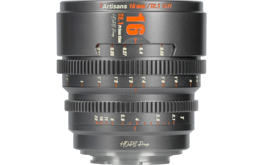 7Artisans Longueur focale fixe 16mm T/2.1 – MFT