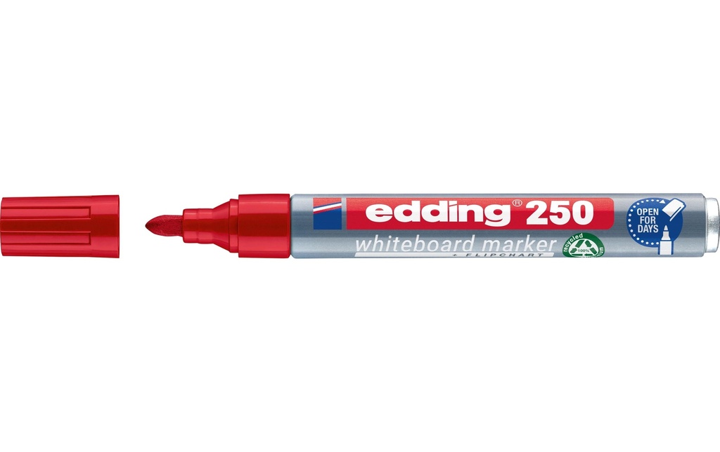 EDDING Marqueur tableaux 250 rouge