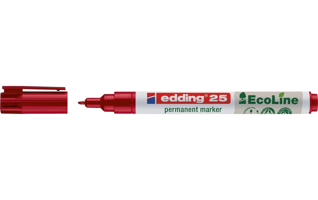 EDDING Marqu.perm 25 Ecoline rouge