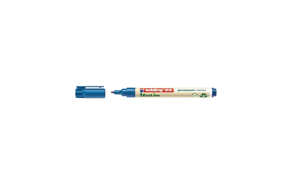 EDDING Marqu.perman.25 Ecoline bleu
