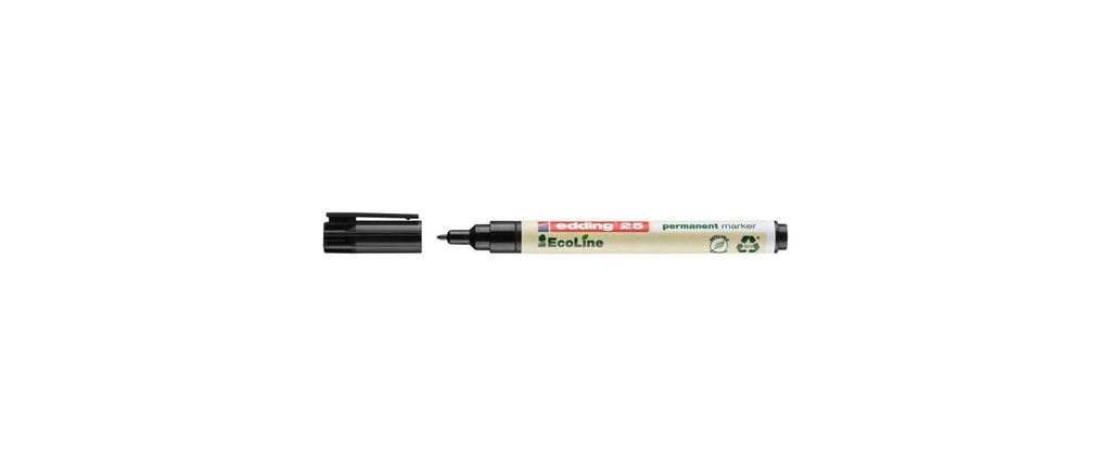 EDDING Marqu.perman.25 Ecoline noir